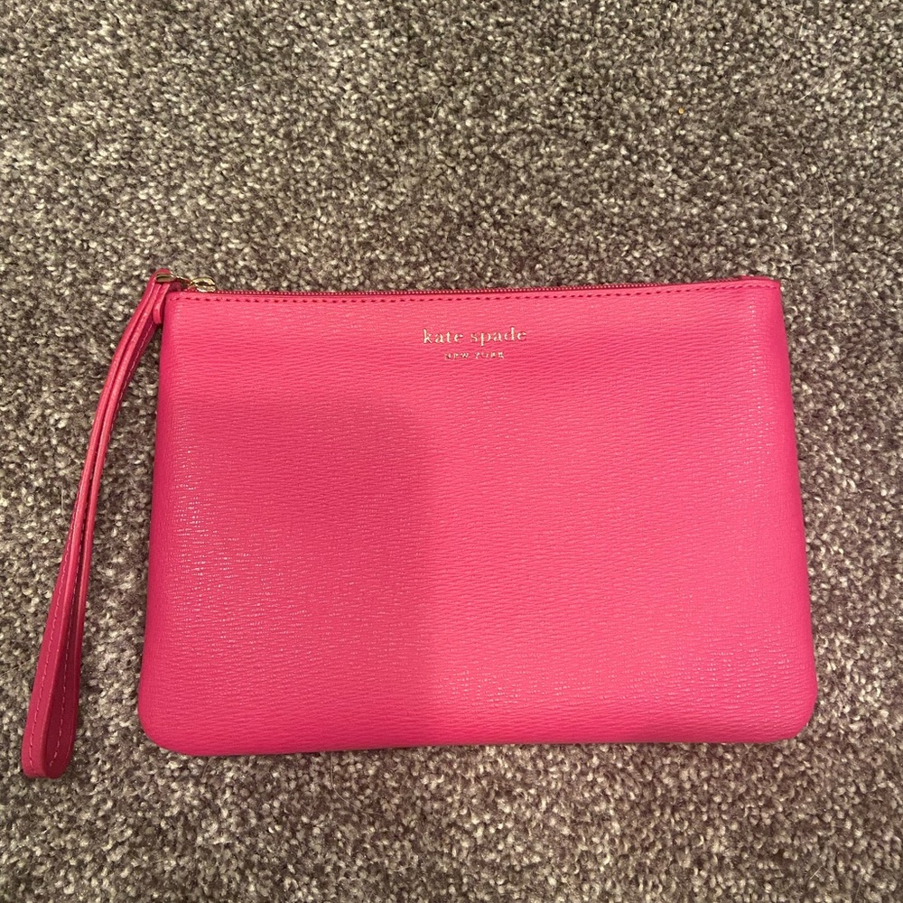Kate Spade New York Hot Pink Wristlet Clutch